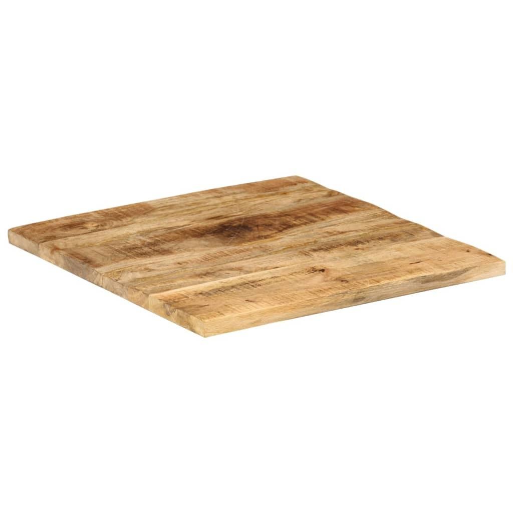 Bordplade 25-27 mm 60x60 cm massivt mangotræ