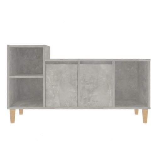 Tv-bord i konstrueret træ, 100×35×55 cm - betongrå