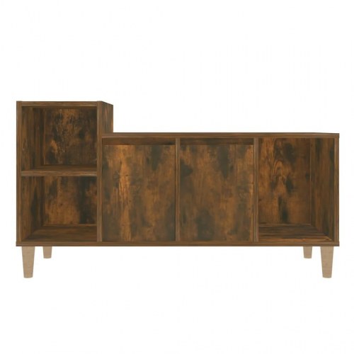 Tv-bord i konstrueret træ - 100 × 35 × 55 cm, røget egetræsfarve