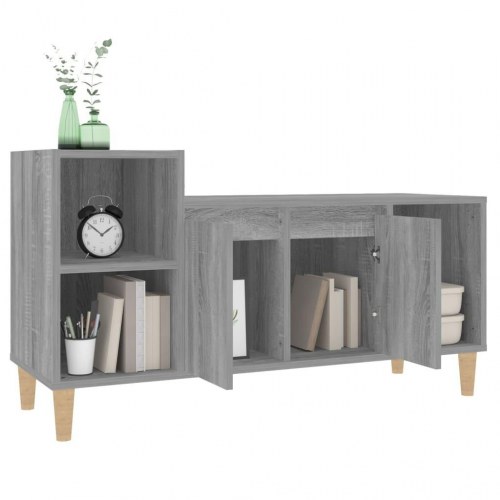 Tv-bord 100×35×55 cm i konstrueret træ - grå sonoma-eg