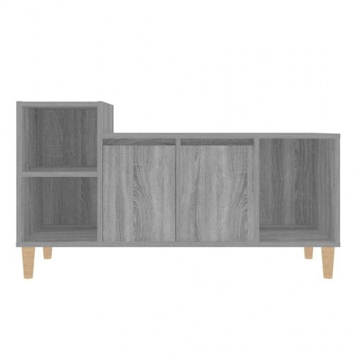 Tv-bord 100×35×55 cm i konstrueret træ - grå sonoma-eg