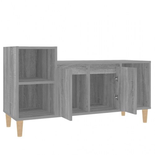 Tv-bord 100×35×55 cm i konstrueret træ - grå sonoma-eg