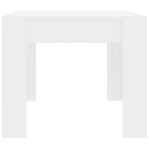 Spisebord 180 x 90 x 76 cm spånplade hvid højglans