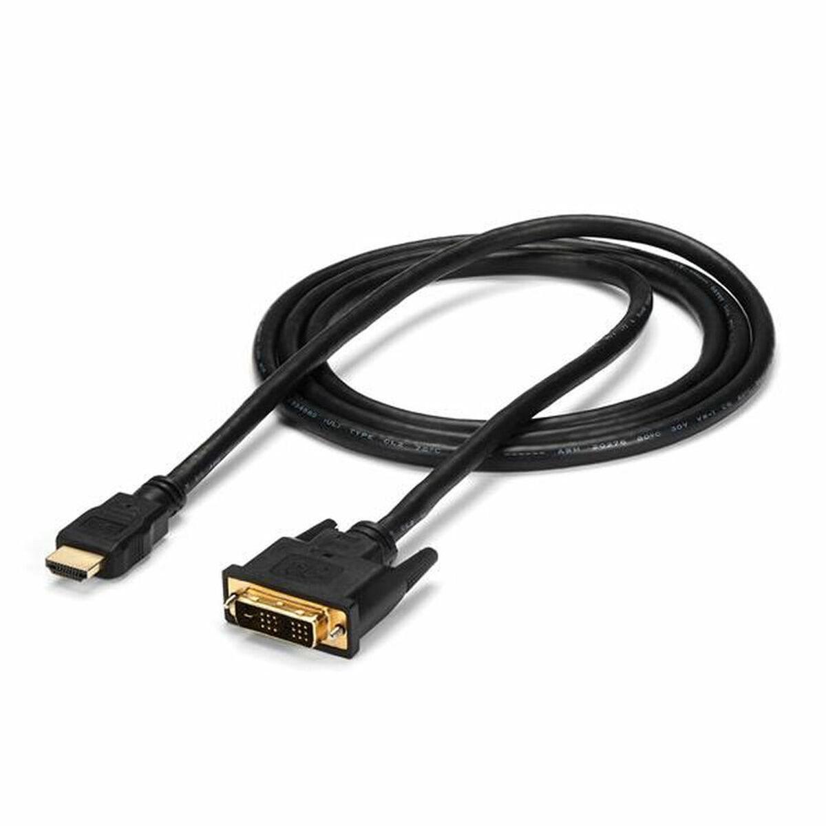 HDMI til DVI-adapter Startech HDMIDVIMM6 Sort