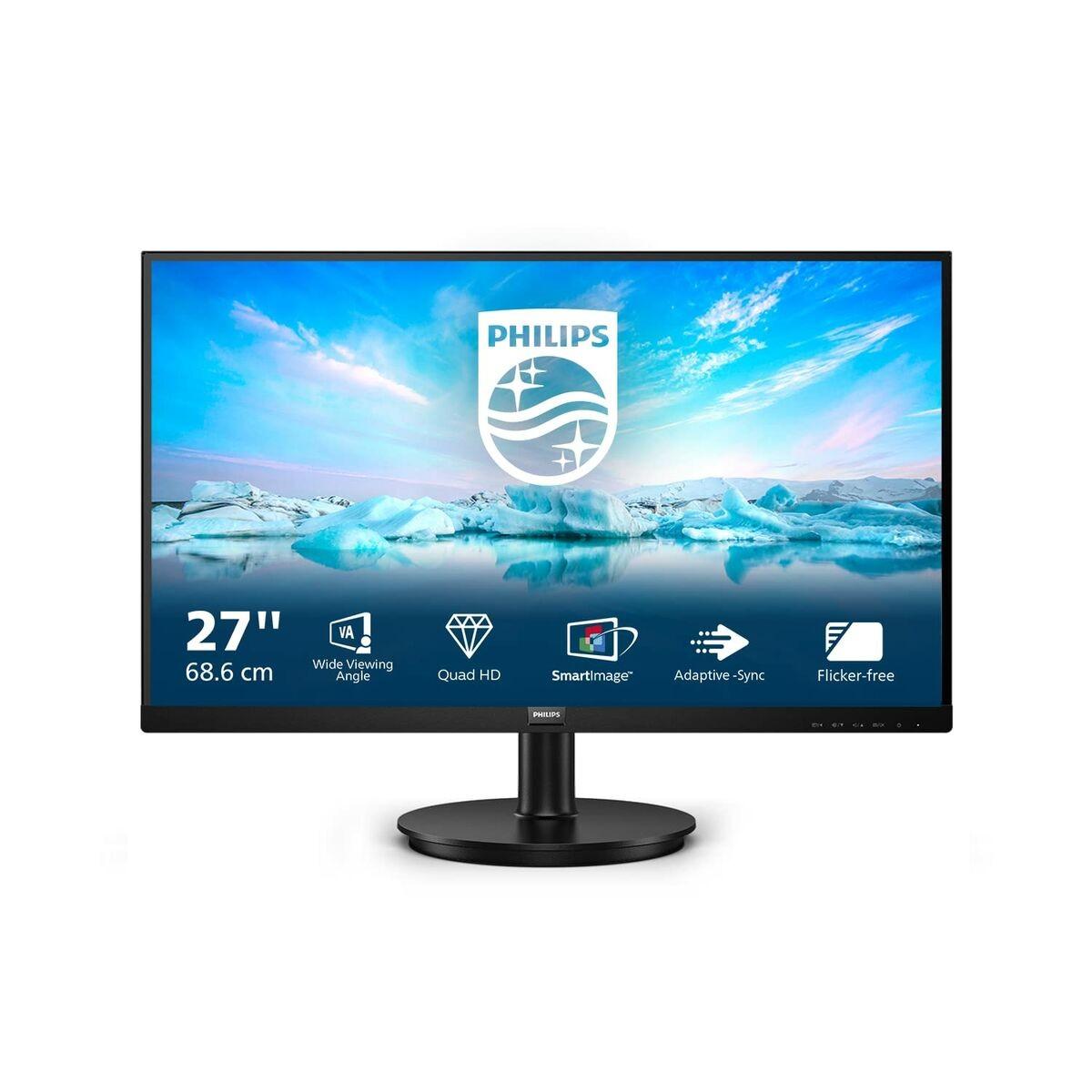 Skærm Philips 275v8la/00 Wled Quad Hd 27  " Led Va Flicker Free