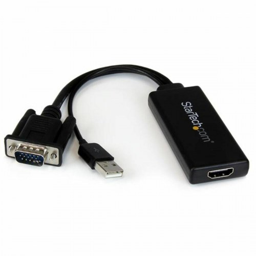 HDMI til VGA adapter - StarTech VGA2HDU, sort