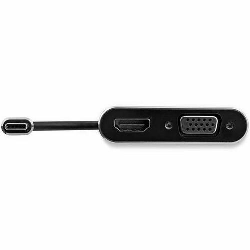 USB C til VGA/HDMI-adapter Startech CDP2HDVGA Sort