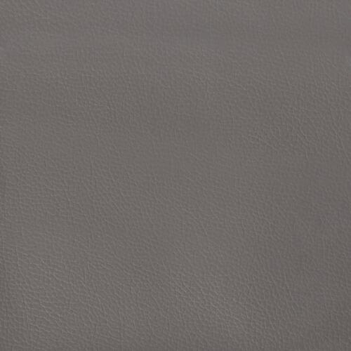 Sengeramme med sengegavl 140x190 cm kunstlæder grå
