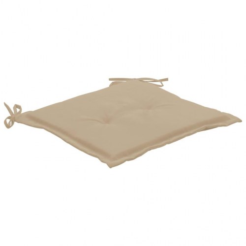 Hynder til havestol 2 stk. 50x50x4 cm oxfordstof beige
