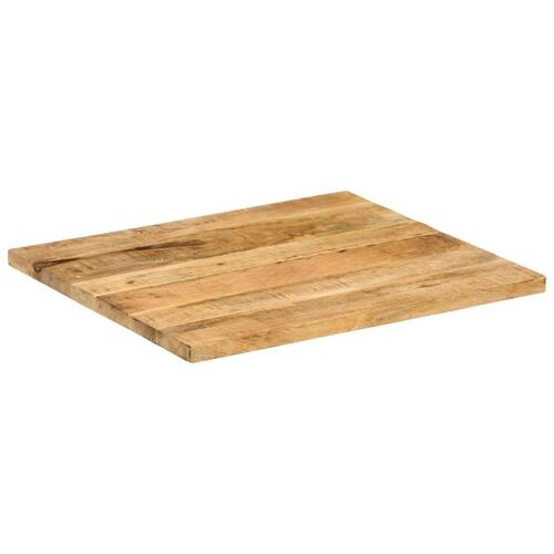 Bordplade 25-27 mm 70x60 cm massivt mangotræ
