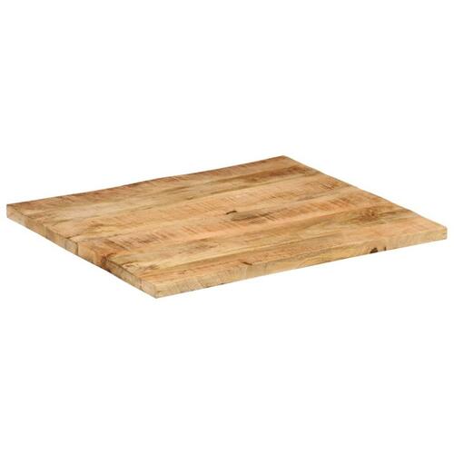 Bordplade 25-27 mm 70x60 cm massivt mangotræ