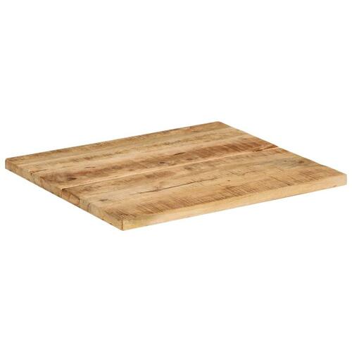 Bordplade 25-27 mm 70x60 cm massivt mangotræ