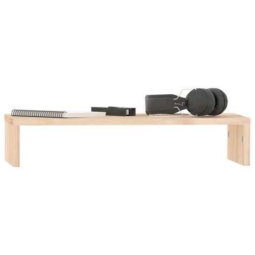 Skærmholder 50x27x10 cm massivt fyrretræ