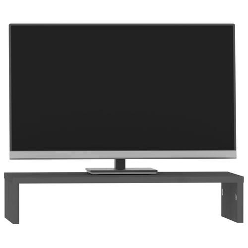 Skærmholder 50x27x10 cm massivt fyrretræ grå