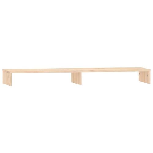 Skærmholder 100x27x10 cm massivt fyrretræ