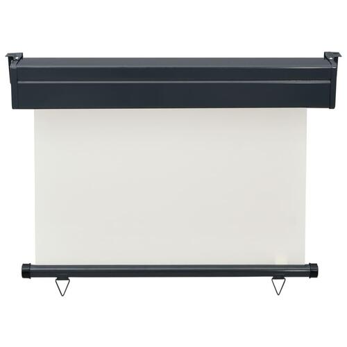 Sidemarkise til altan 105x250 cm cremefarvet