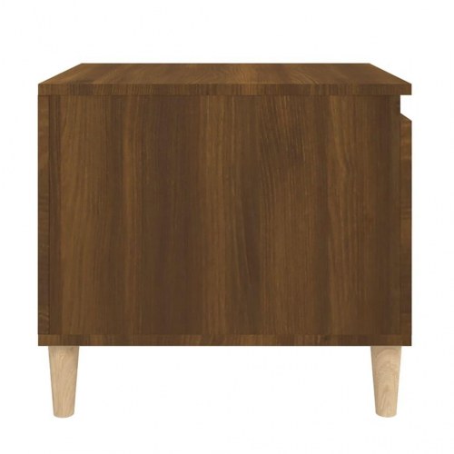 Sofabord 100 × 50 × 45 cm i konstrueret træ - brun egetræsfarve