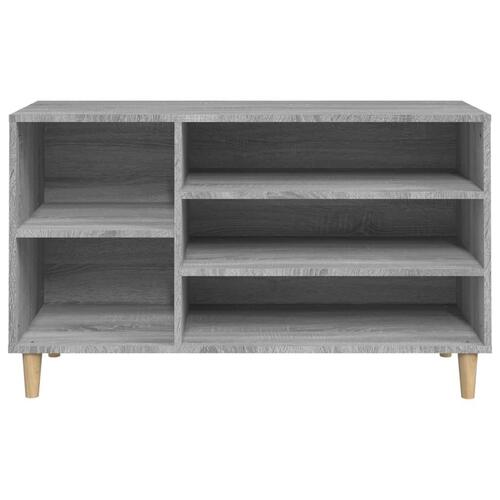 Skoskab 102x36x60 cm konstrueret træ grå sonoma-eg