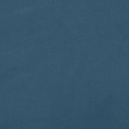 Sengegavl med kanter 183x23x118/128 cm fløjl mørkeblå