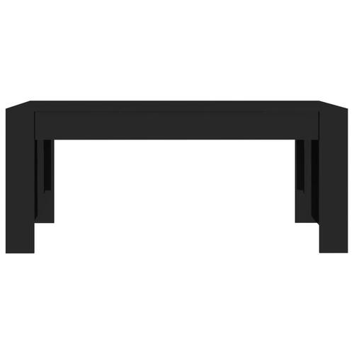 Spisebord 180 x 90 x 76 cm spånplade sort højglans