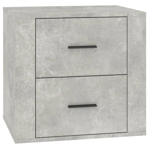 Sengebord 50x39x47 cm betongrå