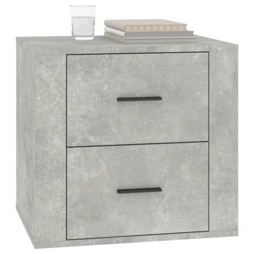 Sengebord 50x39x47 cm betongrå