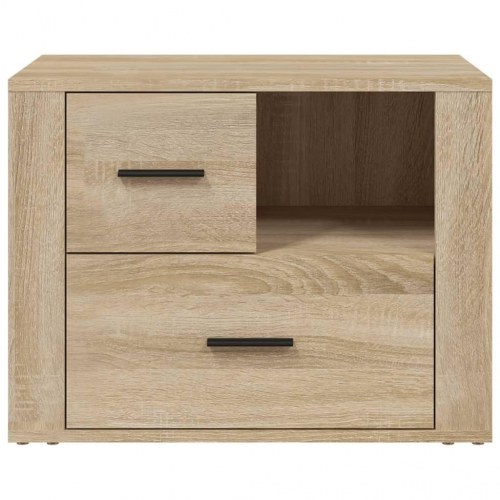 Sengebord 60 x 36 x 45 cm i konstrueret træ - Sonoma eg