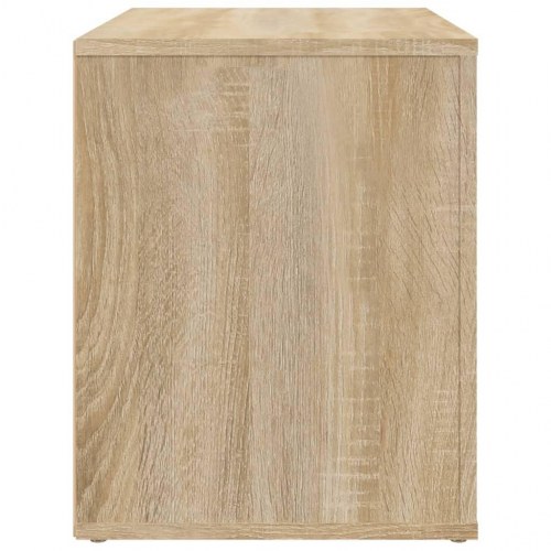 Sengebord 60 x 36 x 45 cm i konstrueret træ - Sonoma eg