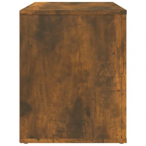 Sengebord 60×36×45 cm i konstrueret træ - røget egetræsfarve