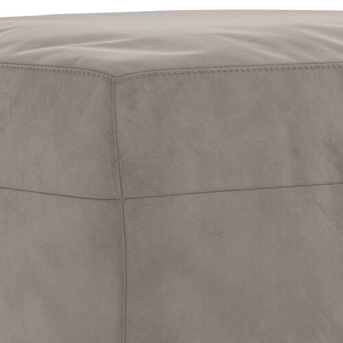 Fodskammel 70x55x41 cm velour grå