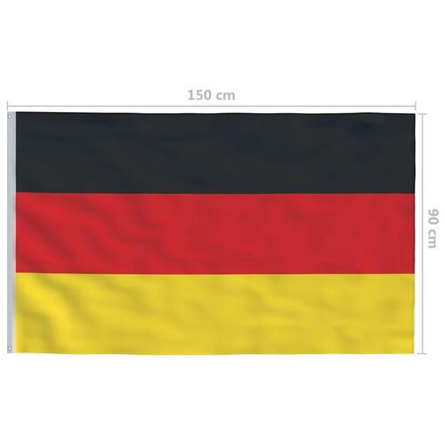 Det tyske flag 90x150 cm