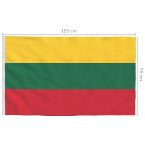 Litauens flag 90x150 cm