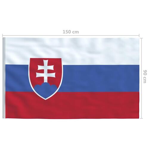 Slovakiets flag 90x150 cm