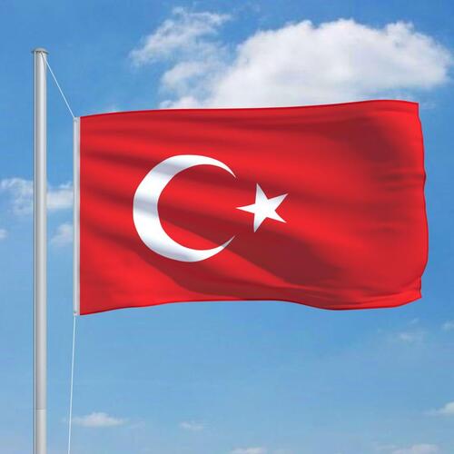Tyrkiets flag 90x150 cm