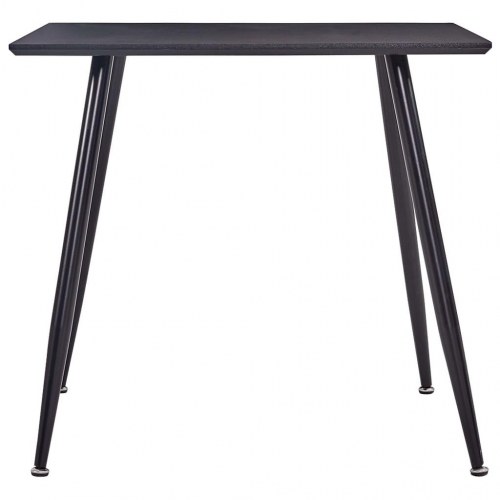 Spisebord 80,5 x 80,5 x 73 cm MDF sort