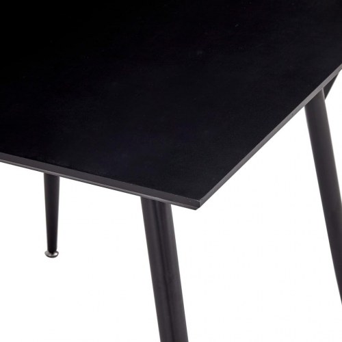 Spisebord 80,5 x 80,5 x 73 cm MDF sort