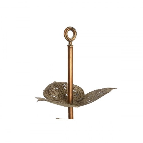Frugtskål i gylden metal - 3-lags stativ 42 x 42 x 80 cm