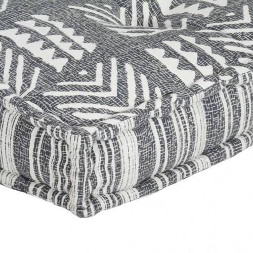 Hynde til pallesofa stof patchwork grå