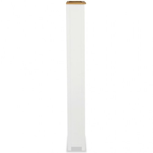 Bogreol 80x22,5x170 cm 6 hylder massivt egetræ
