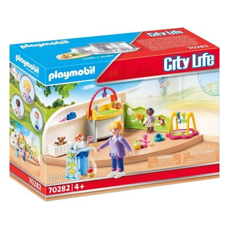 Se Playset City Life Baby Room Playmobil 70282 (40 stk) hos Boligcenter.dk
