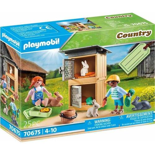Playset Playmobil Country Kanin Gård 70675 (25 stk)