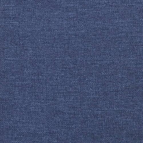 Sengegavl med kanter 183x16x78/88 cm stof blå