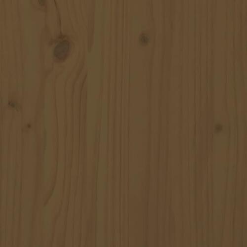 Daybed med udtræk 2x(90x200) cm massivt fyrretræ gyldenbrun