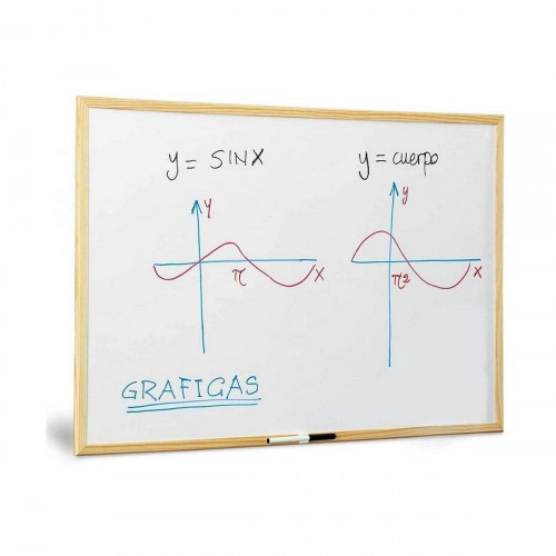 Faibo whiteboard 40 × 60 cm - hvid tavle til kontor og skole