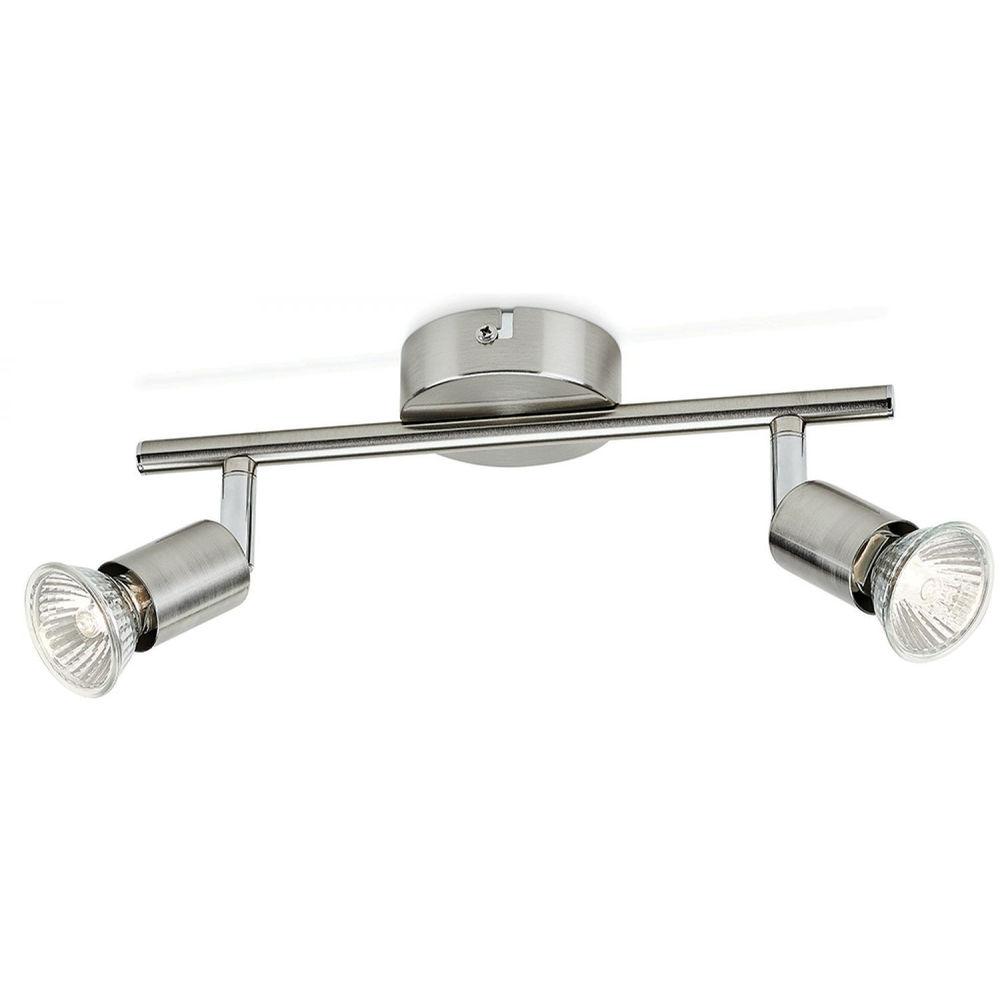 Philips Limbali loftslampe, sølvfarvet metal, 2 spot, 50 W