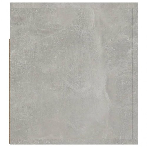 Væghængte sengeborde - 2 stk., 50×36×40 cm, betongrå