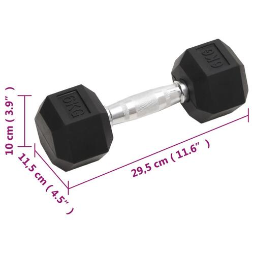 Håndvægte 2 stk. 12 kg støbejern