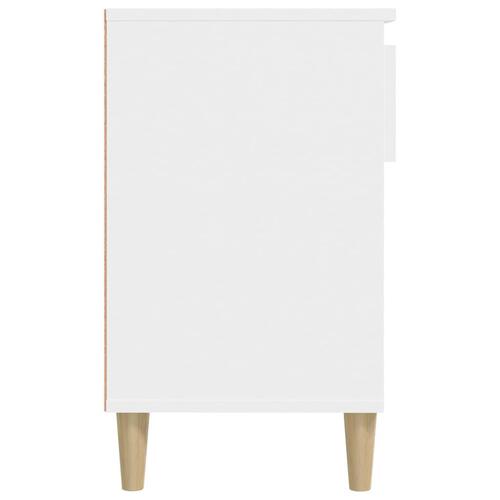 Skoreol 102x36x60 cm konstrueret træ hvid