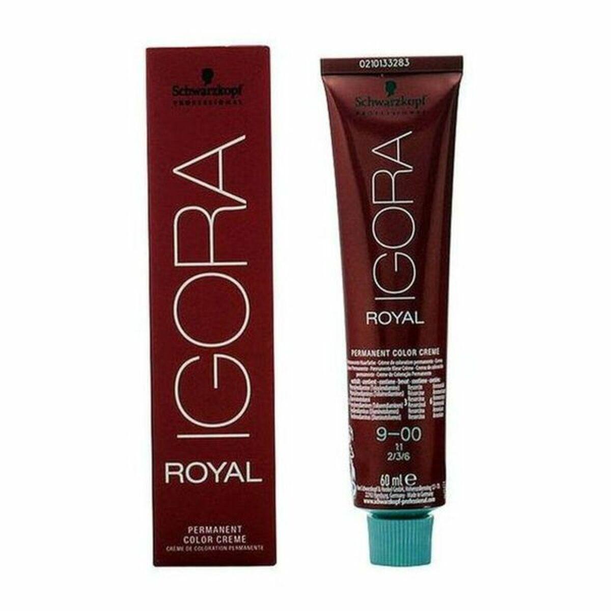 Hårfarve permanent Schwarzkopf Igora Royal 9-00 60 ml