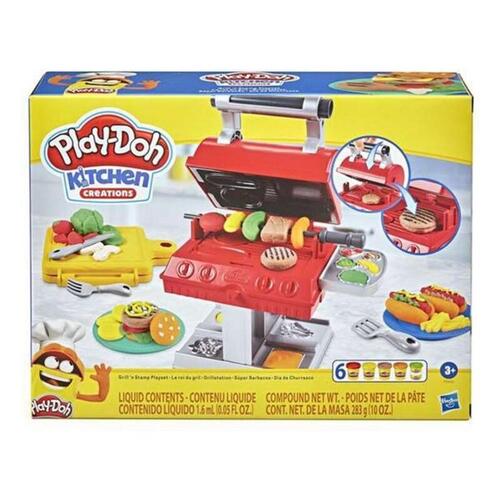 Modellervoks Spil Kitchen Creations Play-Doh Kitchen Creations Grill 'n Stamp Plastik Multifarvet